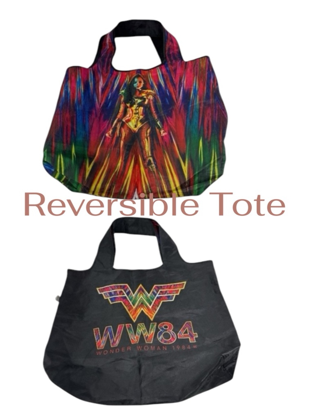DC Universe Wonder Woman WW84
Reversible Tote Bag Dynamic Red and Black
